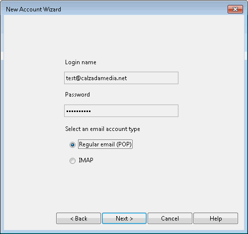 Opera Mail IMAP Configure Step 3