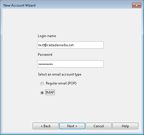 Opera Mail IMAP Configure Step 3 Opera Mail IMAP Configure Step 3