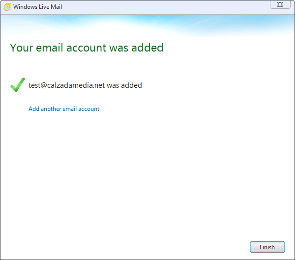 Windows Live Mail Step 4