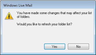 Windows Live Mail IMAP Folders 3 Windows Live Mail IMAP Folders 3