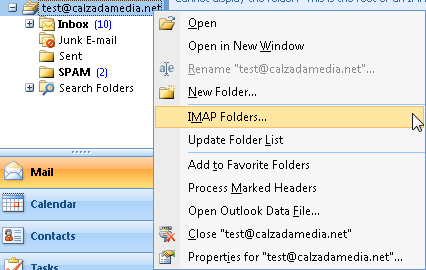 Outlook IMAP Subscribe 1