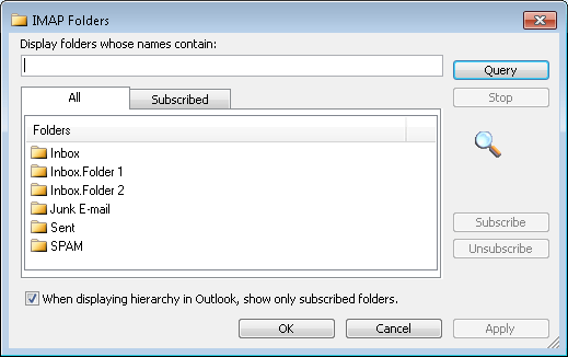 Outlook IMAP Subscribe 3 Outlook IMAP Subscribe 3