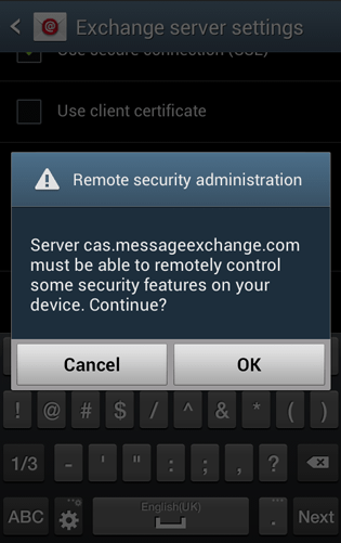 Setting up Hosted Exchange 2010 on Android Device. Setting up Hosted Exchange 2010 on Android Device.