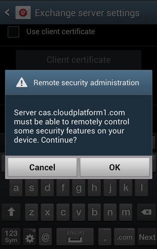 Setting up Hosted Exchange 2013 on Android Device Setting up Hosted Exchange 2013 on Android Device