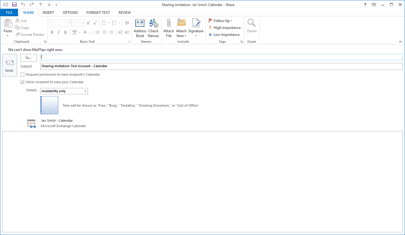 Share Calendar Outlook (PC Windows) 2 Share Calendar Outlook (PC Windows) 2